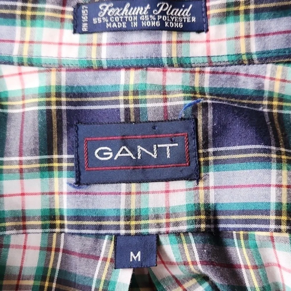 GANT, Foxhunt Plaid, Men's Shirt‎ Size M